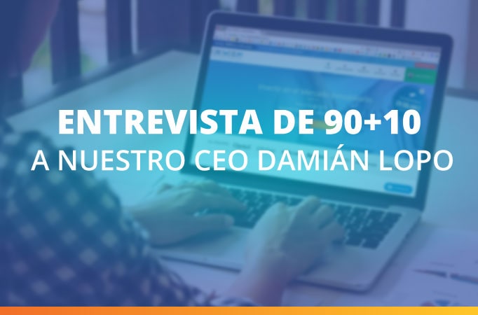 Entrevista a Damián Lopo, fundador y CEO de Crowdium por la revista 90+10